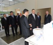 İlham Əliyev Şəkidə taxıl anbarı və dəyirman kompleksinin açılışında iştirak edib (FOTO)